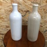 Paire anciennes bouteilles grès émaillé mkm 0,75l