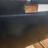 Leather magazine rack