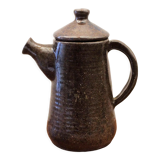 Glazed stoneware coffee maker signed