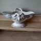 Iron earth gravy boat, Bouquet Creil & Montereau model, early 20th century