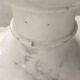 Vase Médicis ancien en marbre de Carrare blanc, Italie, début XXe siècle