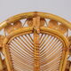 2 bamboo armchairs "wicker chairs"