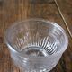 Bowl glass chiseled glass diversion