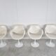 Vintage tulip dining chairs, 1960s