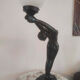 Art Deco woman lamp 72 cm in height