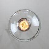Vintage Italian Glass & Chrome Sphere Lamp, 90s