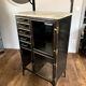Armoire vitrine de dentiste fin 19ème