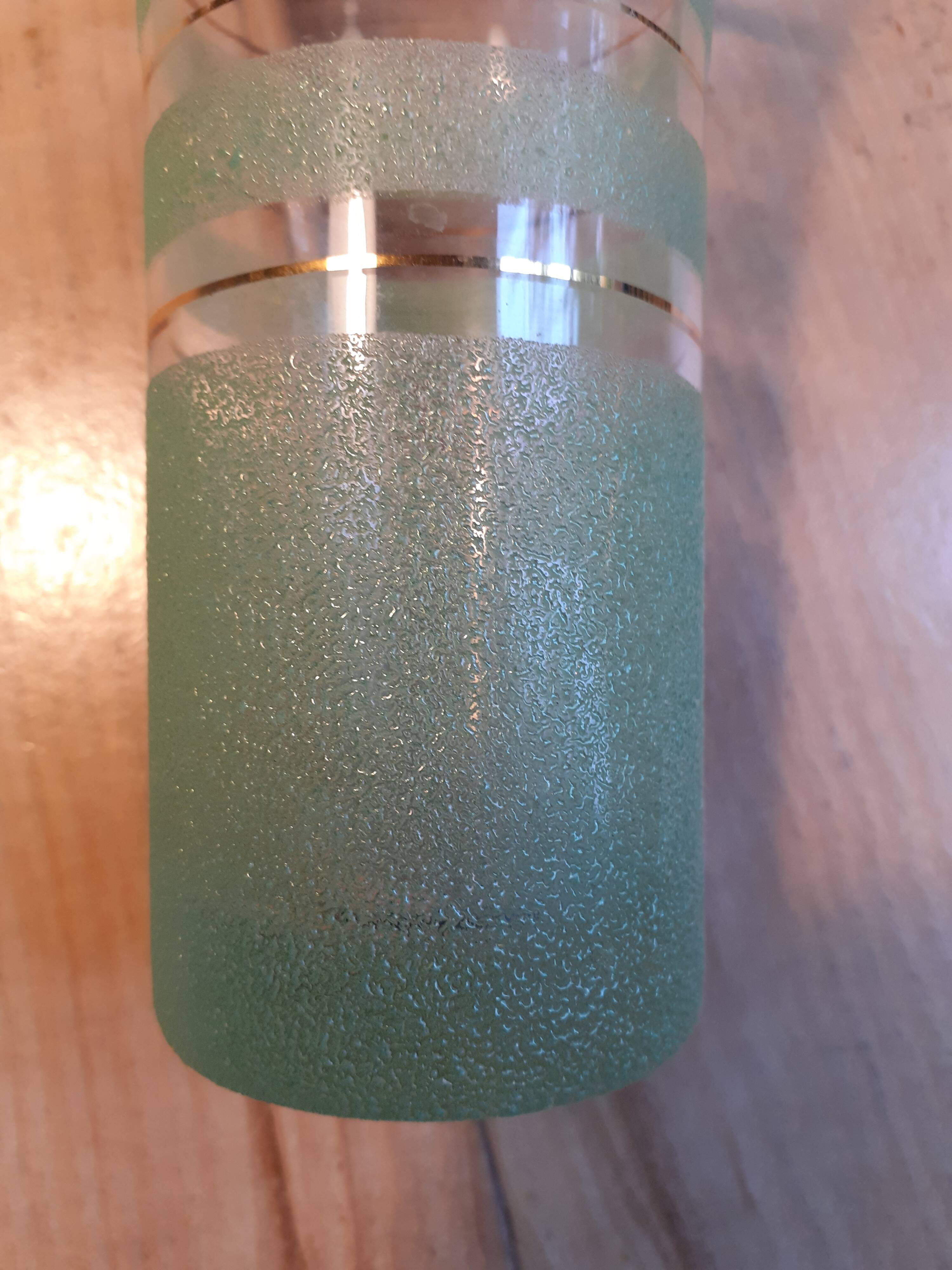 3 verres à orangeade retro