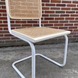 Set of 4 Cesca b32 model chairs in white