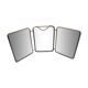 Miroir triptyque de barbier vintage 42x19cm