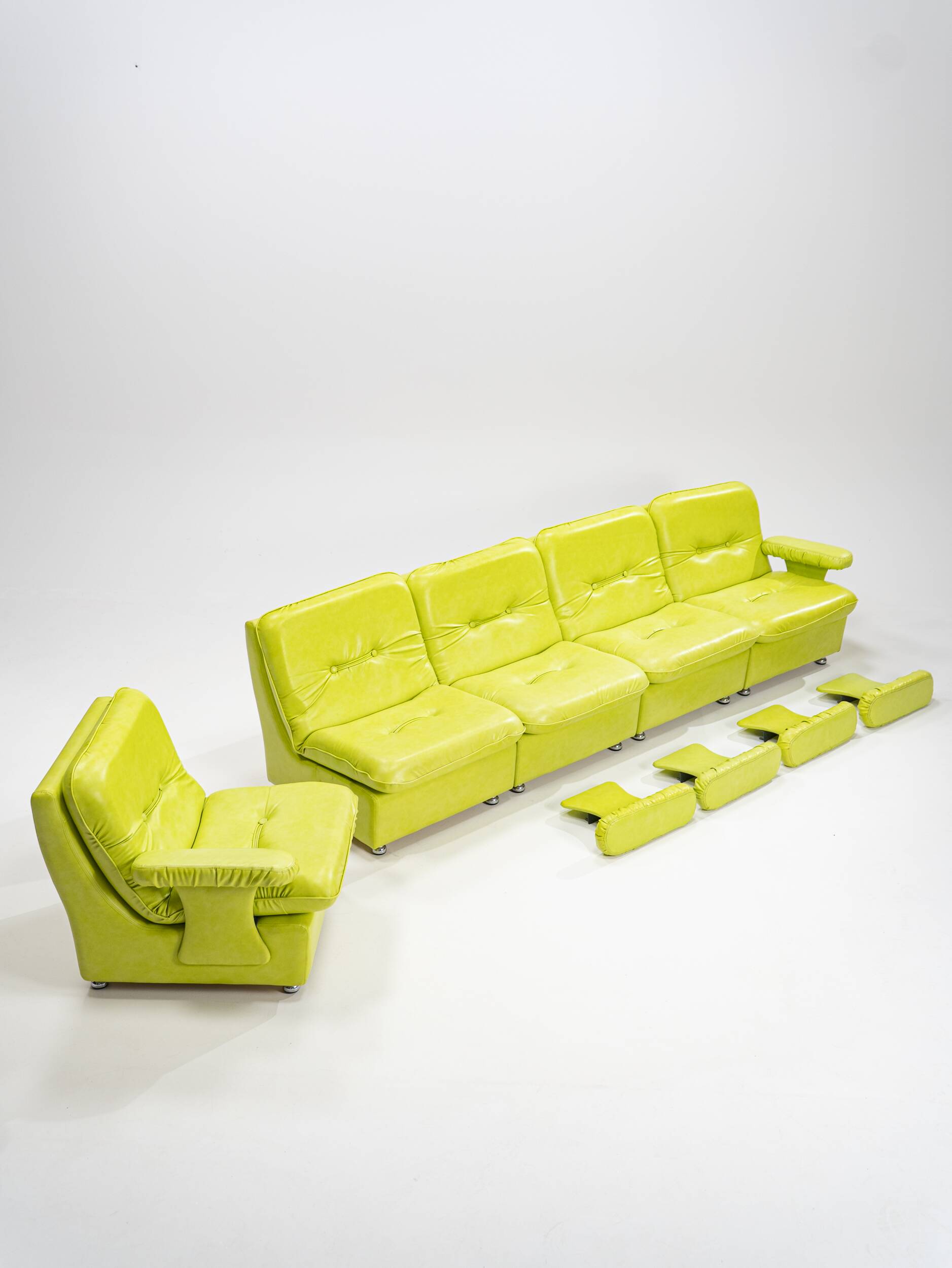 Modular sofa and armchair set, West Germany, 1970s