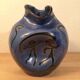 Vase signed Buxo ceramic free form