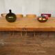 Farmhouse table bistro table in solid beech