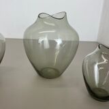 vintage 60s Set of 4 Turmalin Vases in Wilhelm Wagenfeld STYLE | Germany BAUHAUS
