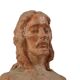 Old Abstract Terracotta Bust of Christ Life Size
