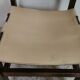Series of 4 wooden and leather chairs