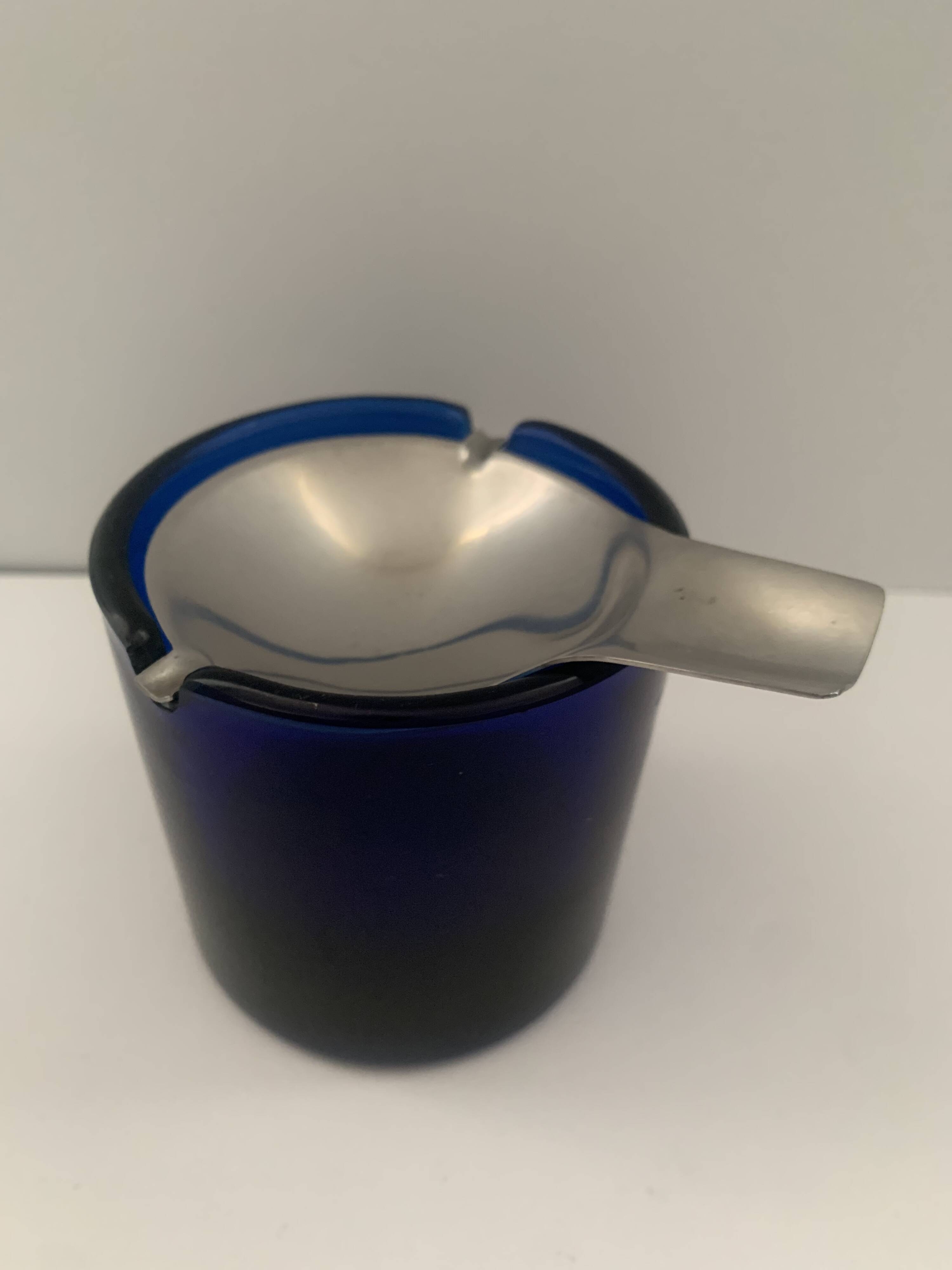 Wilhelm Wagenfeld Kippascher Kipp-Aschenbecher Ascher Ash Tray 504 WMF Glas