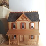 Vintage wooden dollhouse