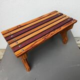 Tabouret repose pied bois