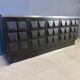 Vintage brutalist credenza, 1970s