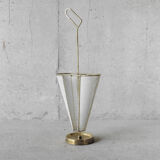 Umbrella door brass and rigitulle-years 50