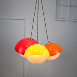 Set of 3 Space Age Pendant Lamps