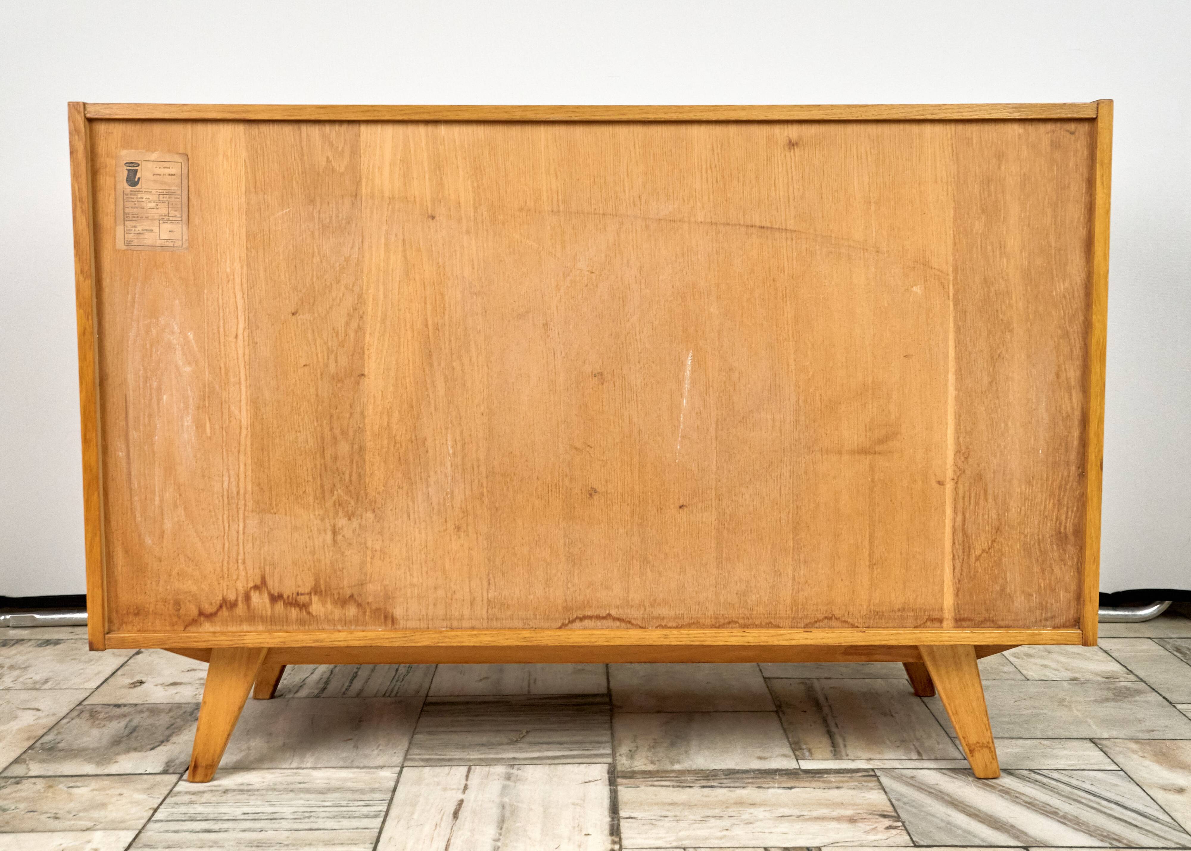 Vintage Sideboard U-458 by Jiří Jiroutek for Interiér Praha, 1960s