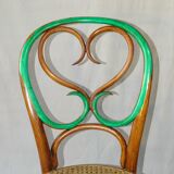 Fischel bistro chair Art Nouveau 1880 canne, wood-curved