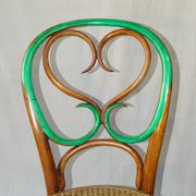 Fischel bistro chair Art Nouveau 1880 canne, wood-curved