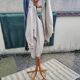 Parrot coat rack attributed to the "Baumann" house.