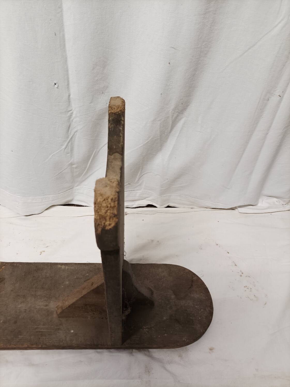 Old wooden farm bench