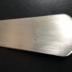Silver metal cake shovel