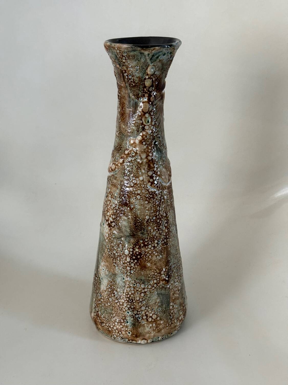 Vintage fat lava vase