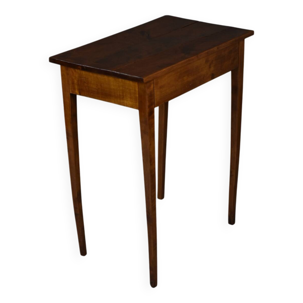 Table d'appoint ancienne en noyer, fin du XIXe siècle – restaurée