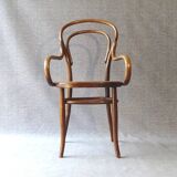 Viennese armchair in bentwood type canned bistro, circa 1900 UNGVAR