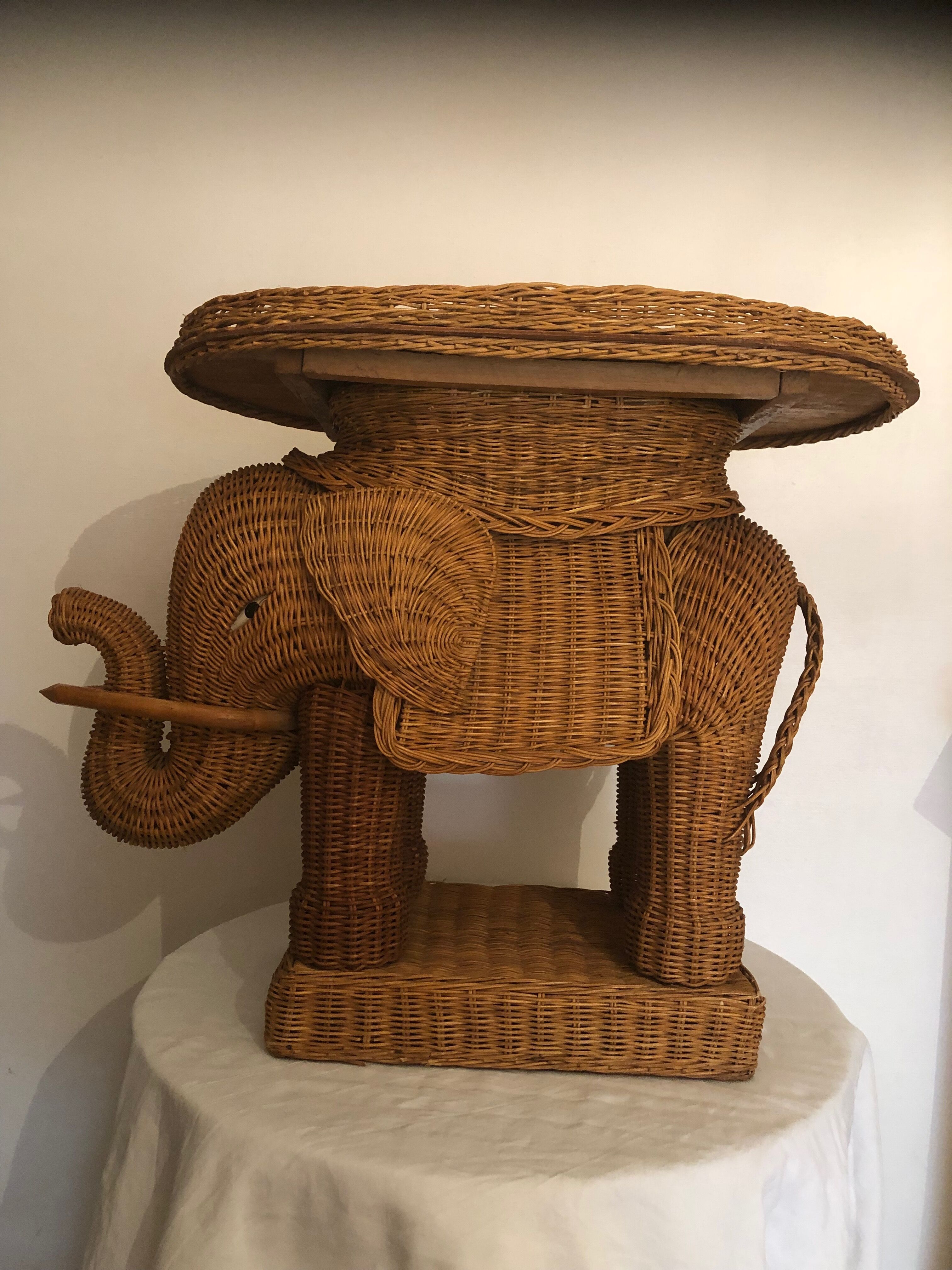 Elephant side table