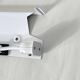 Holophane prismatic white enameled glass wall light LAMP-7317