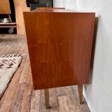 Vintage teak compass feet