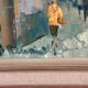 Original Swedish Oil on Canvas –“Market Alley” by B. Komino – Signed – Vintage & Framed –57 × 61 cm