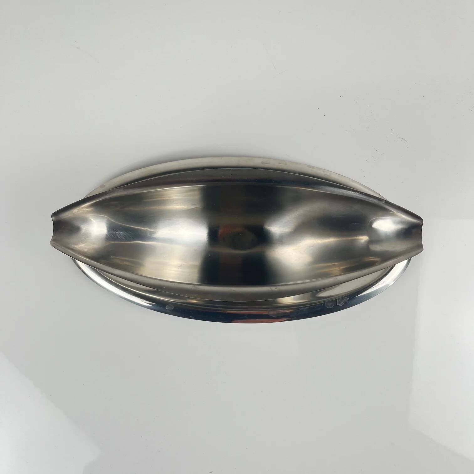 Letang Remy stainless steel sauce boat, 20th century