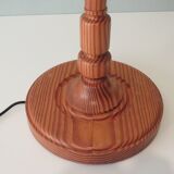 Vintage floor lamp with custom lampshade