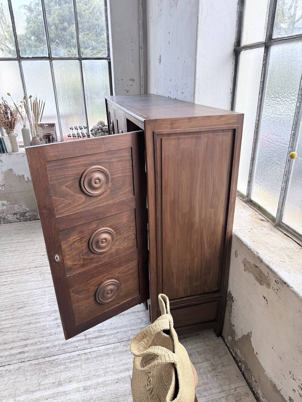 Oak wardrobe "Basque" Dudouyt