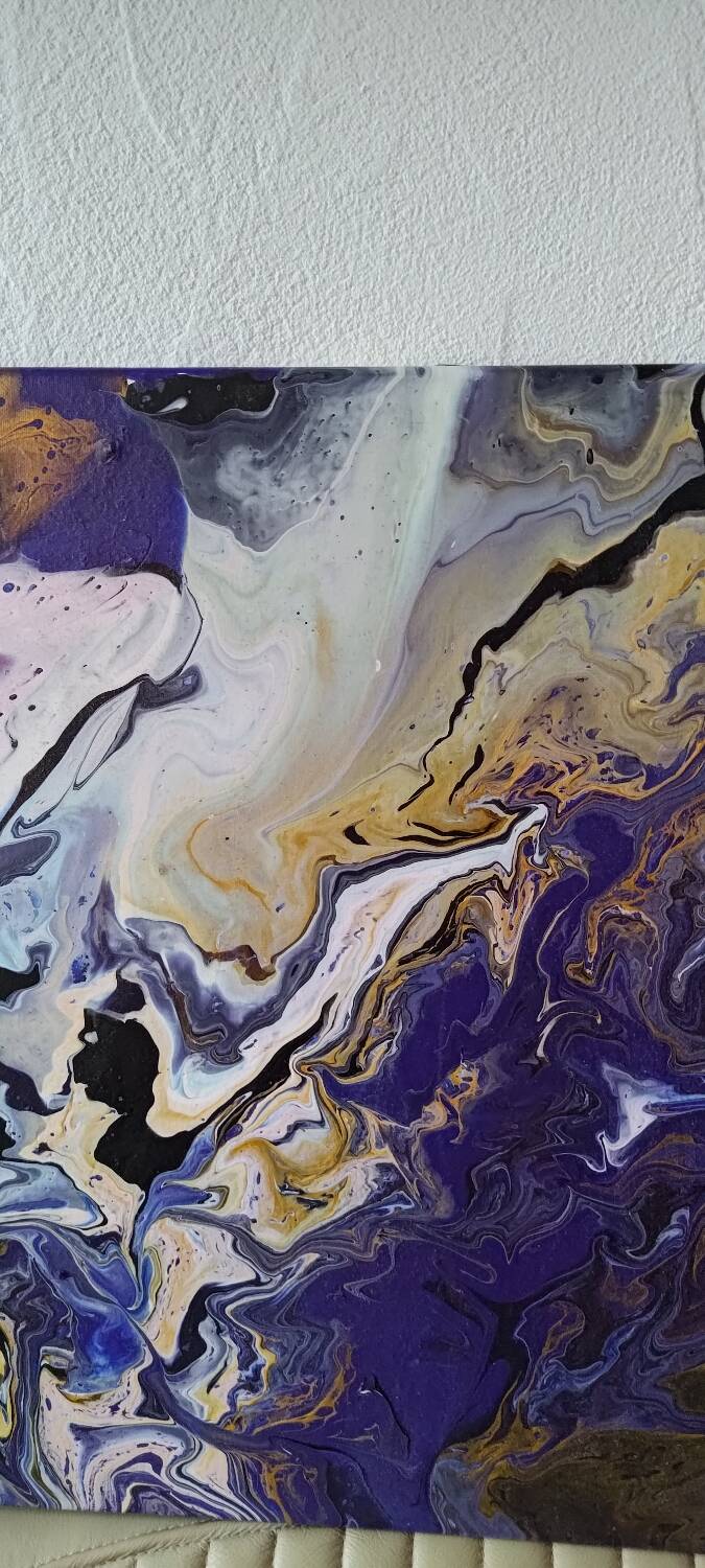 Abstract oil painting