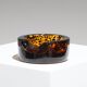 Cendrier en verre de Murano ambré, 1960