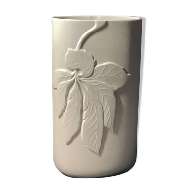 Vase Thomas Rosenthal, porcelaine biscuit, Allemagne années 1960