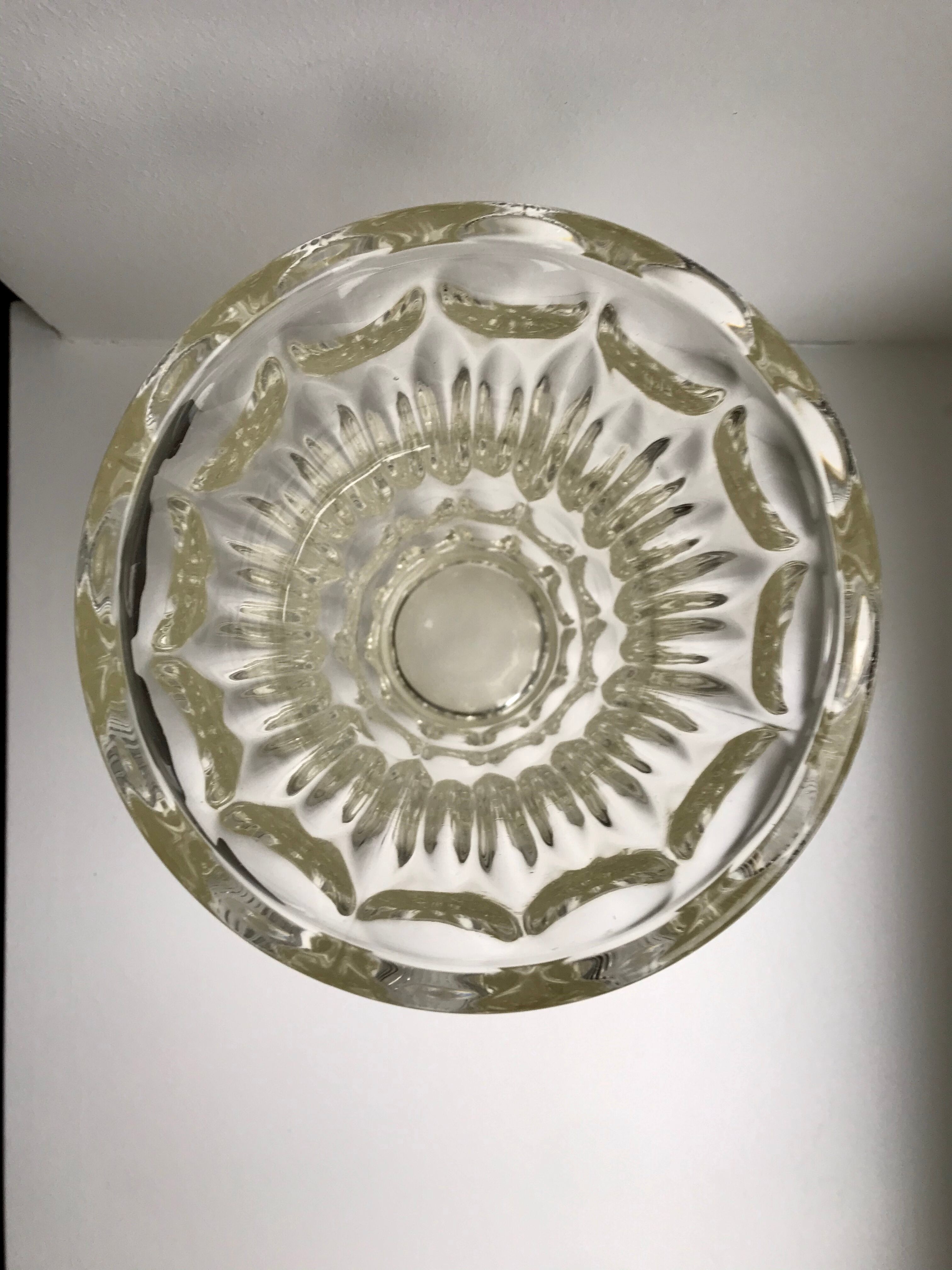 Art deco crystal vase 30s