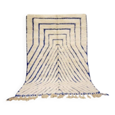 Tapis en laine pure fait main traditionnelle 1,5/2,5 m
