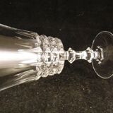 Service of 6 red wine glasses in Arques crystal