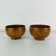 2 bowls/trays in Scandinavian teak
