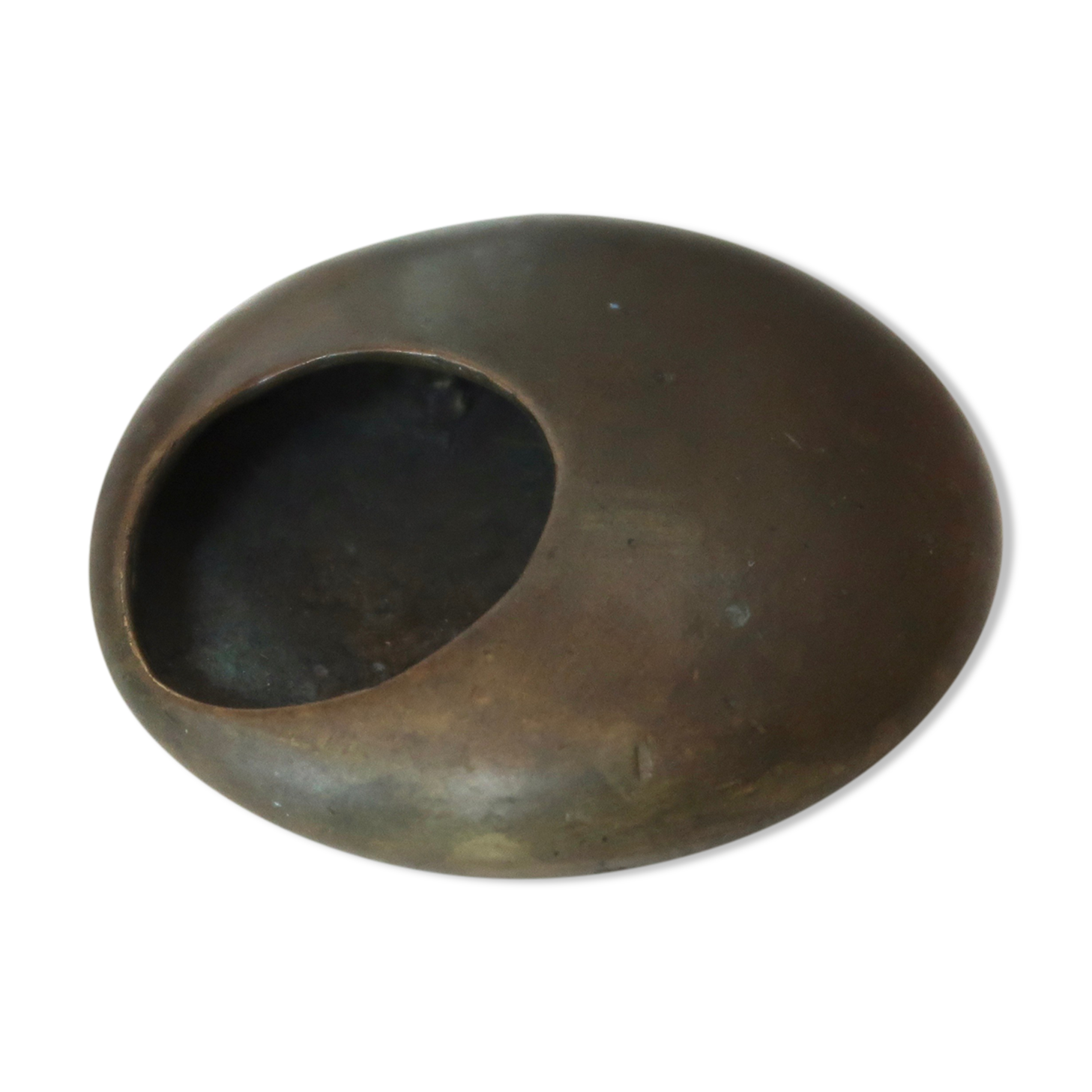 Modernist ashtray bronze pellet, 50s